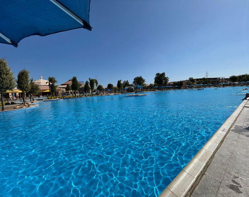 Zwembaden van mooi wellness resort Hurghada - Jungle Aqua Park Neverland